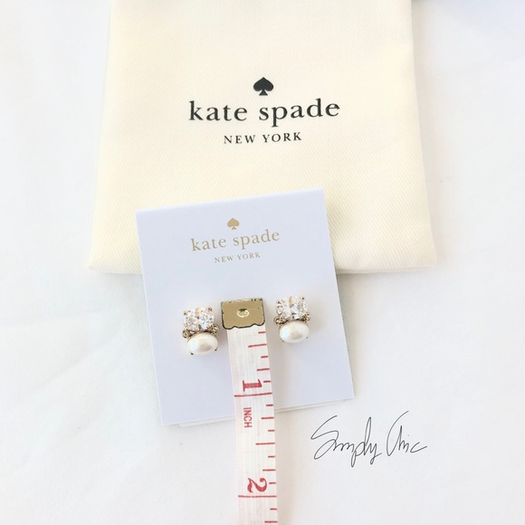 LAST 1 ⭐️ Kate ♠️ 14k Gold plated pearl earrings - Picture 5 of 5